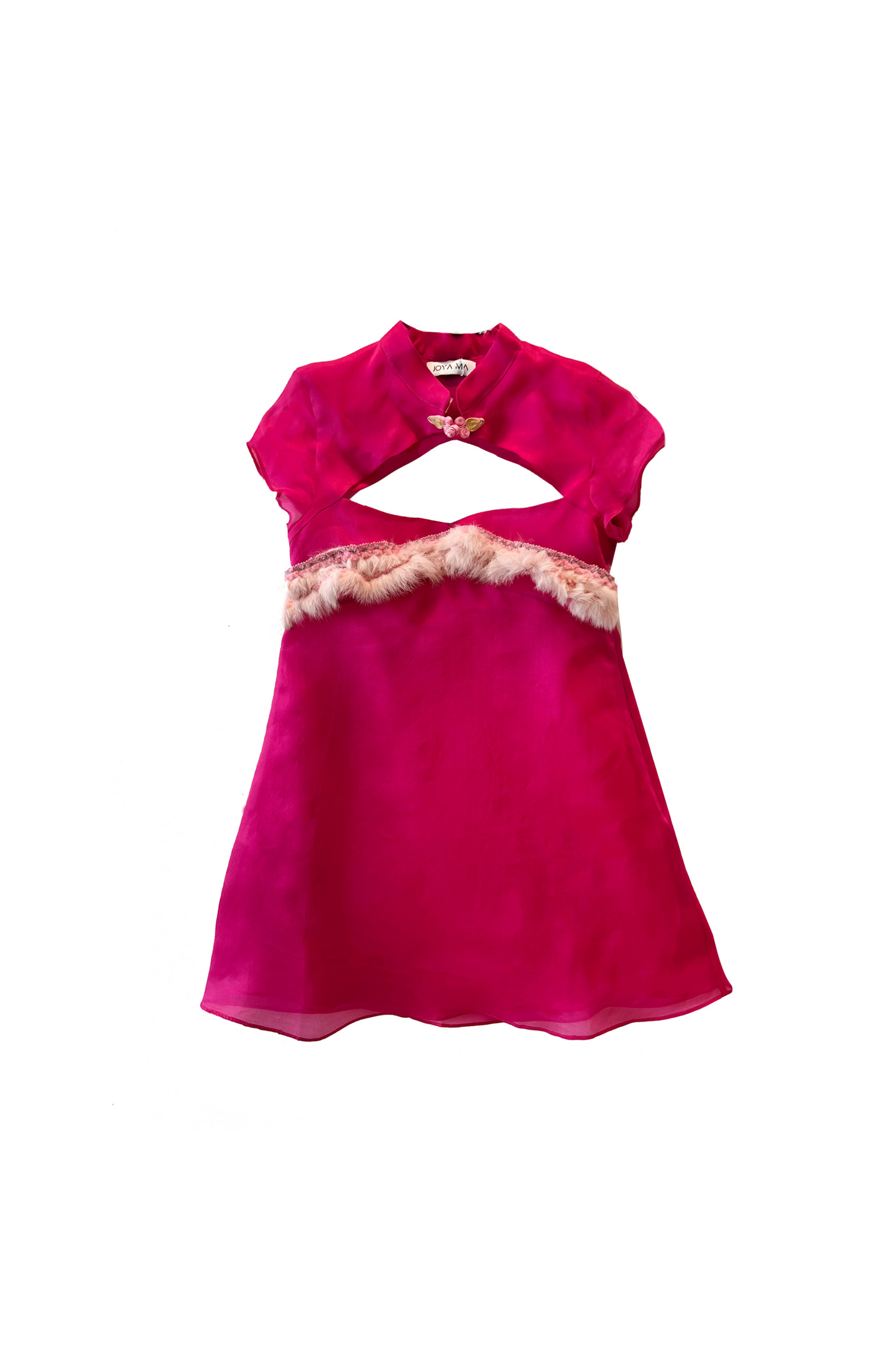 Fuchsia Liquid Babydoll Dress