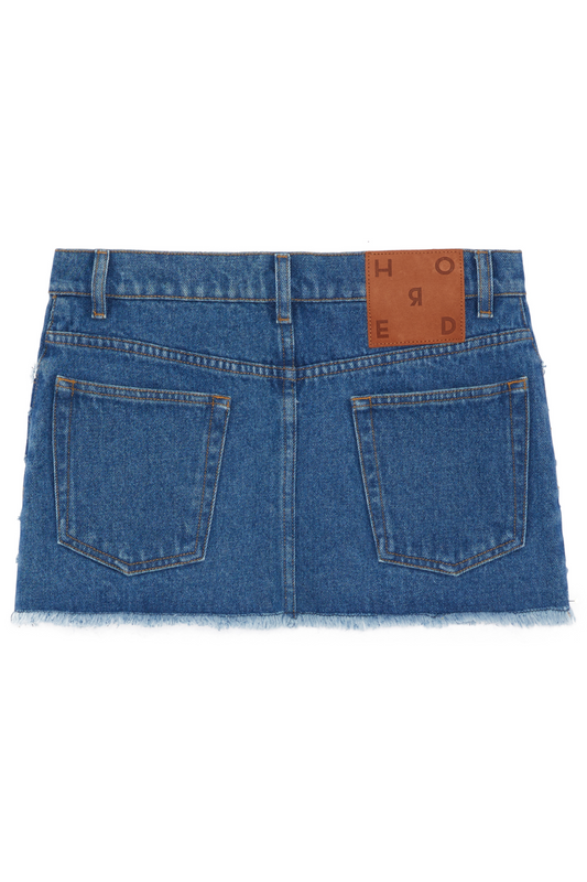 Hava Hand-Braided Mini Skirt