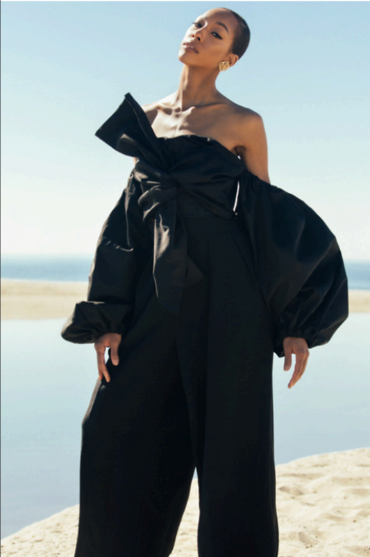 Wide Leg Trouser Black