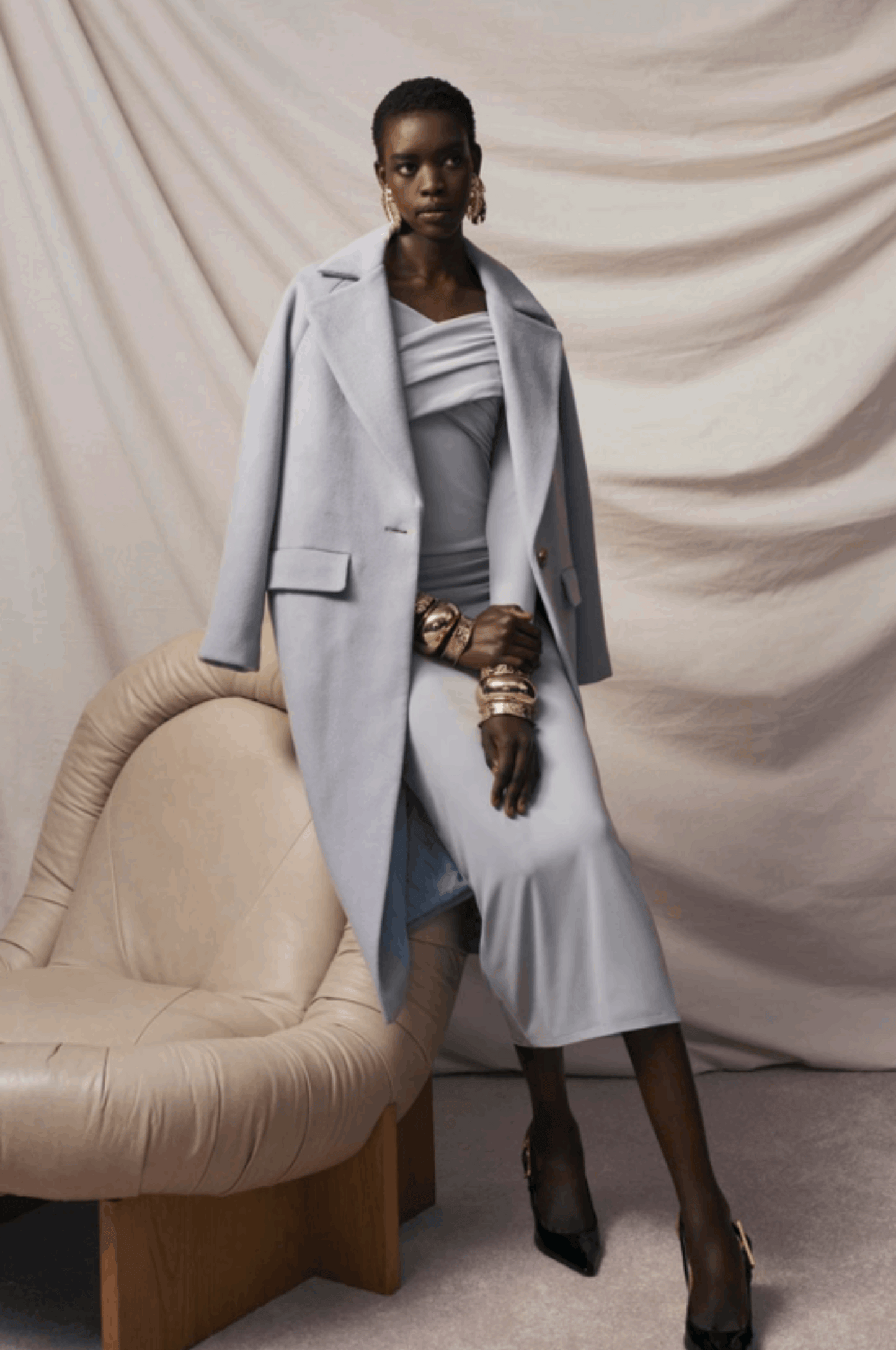 Cocoon Wool Coat