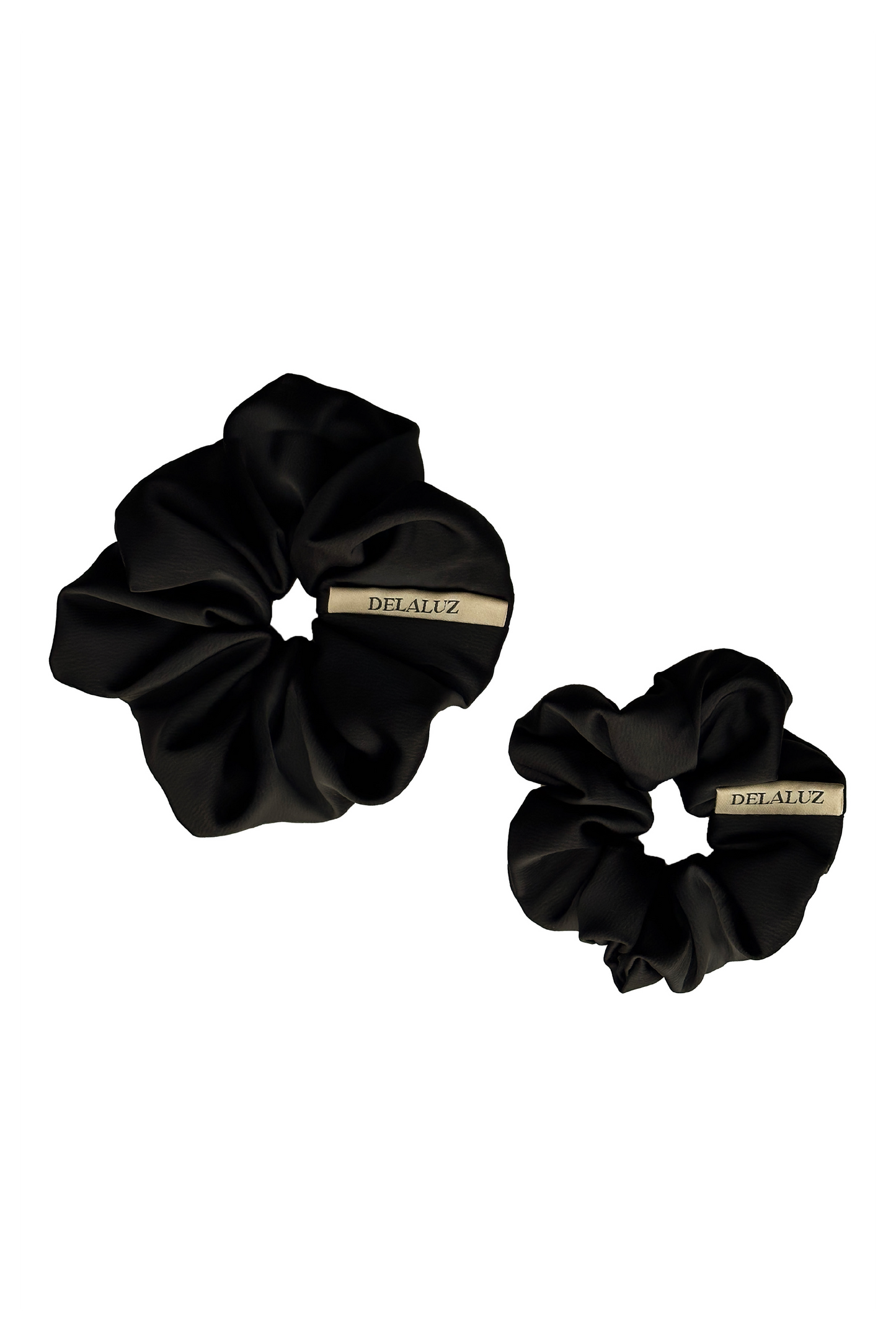 Black Satin Sister Scrunchie