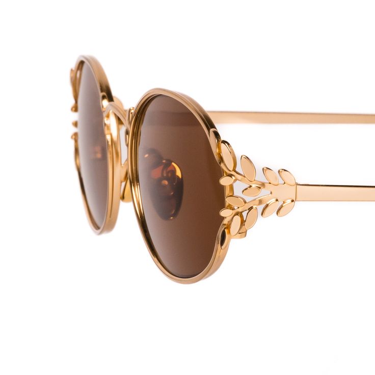 Laurel Oval Sunglasses Green