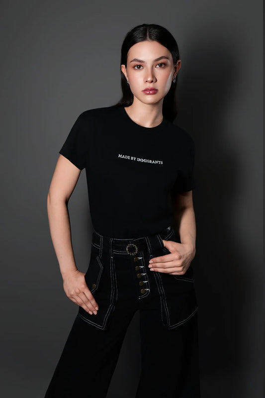 "Made by Immigrants" T-Shirt - Black