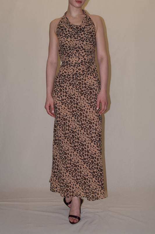 Jolene Cowl Halter Dress