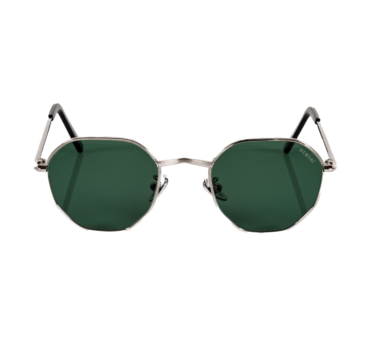 Hexagon Sunglasses in Gold - Warm Brown Lenses