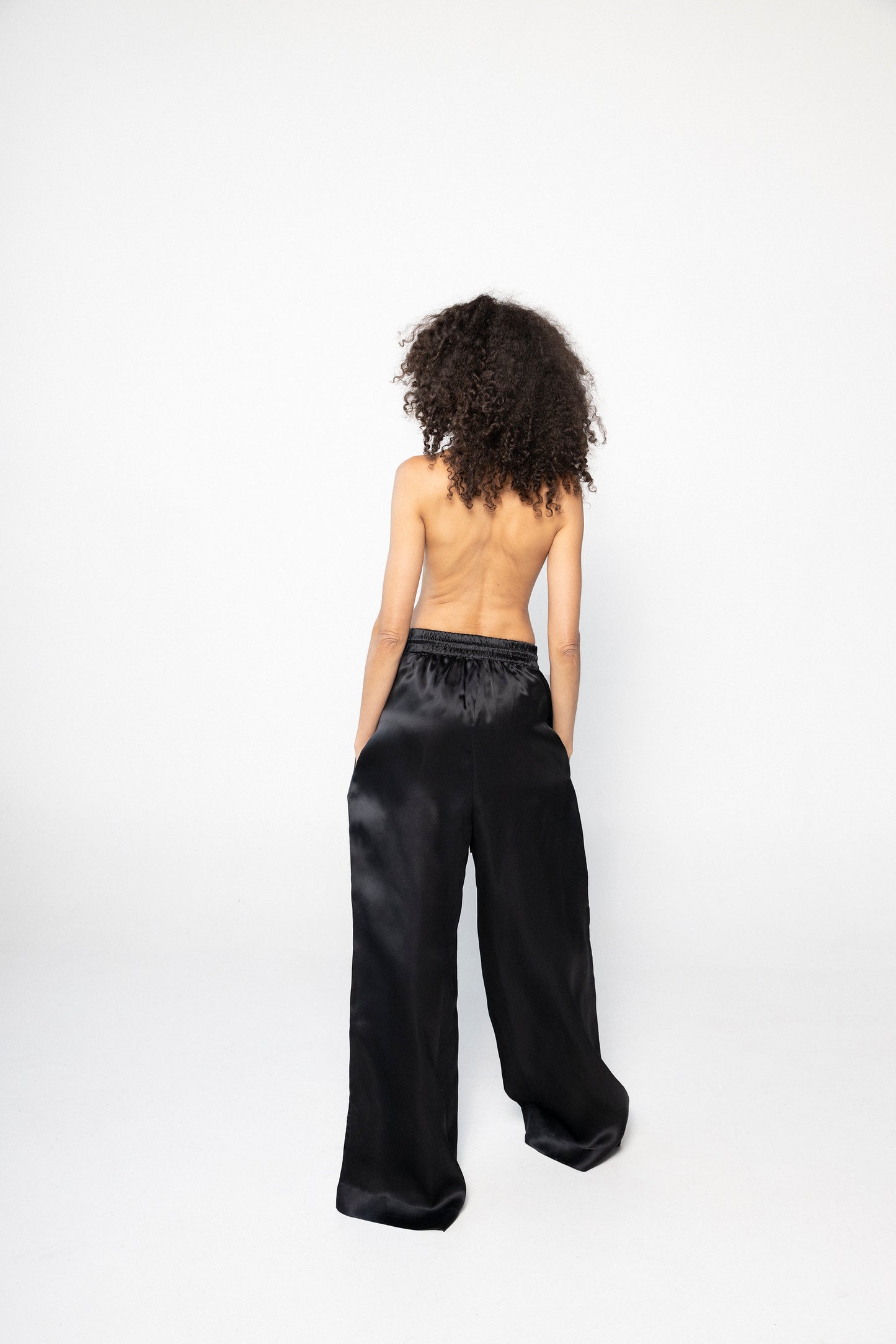Satin Organza Pajama Trouser