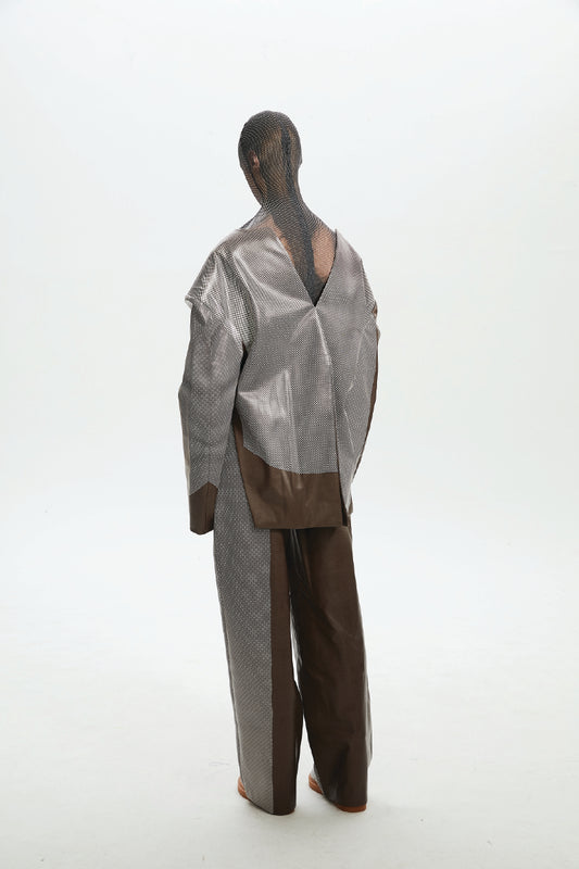 Overlapping Illusion Leather Set