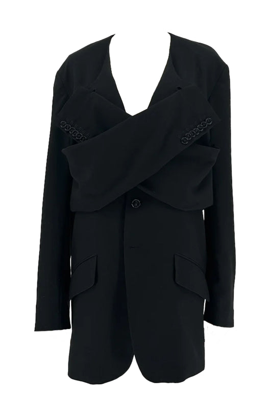 Crossover Tailored Black Blazer