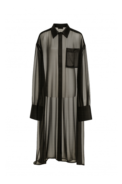 Longline Button-Down Shirt