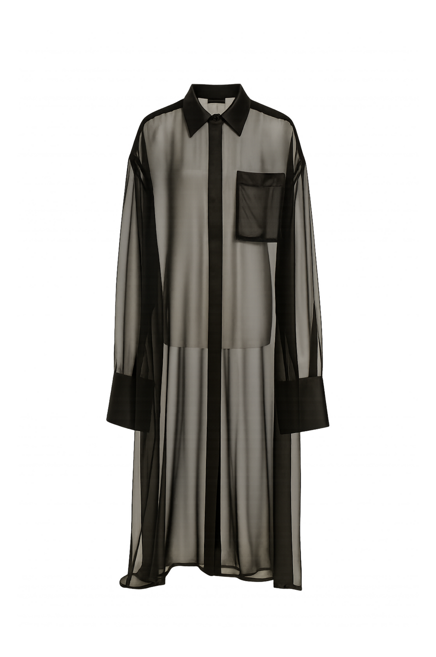 Longline Button-Down Shirt