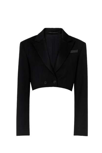 Cropped Black Blazers