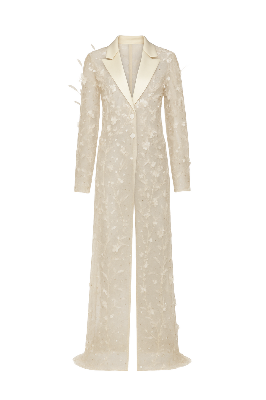 Ivory Fairy Crane Blazer