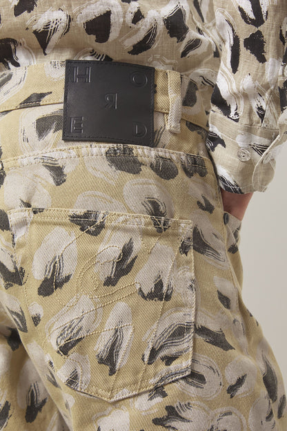 Osana Printed Sraight Leg Jeans