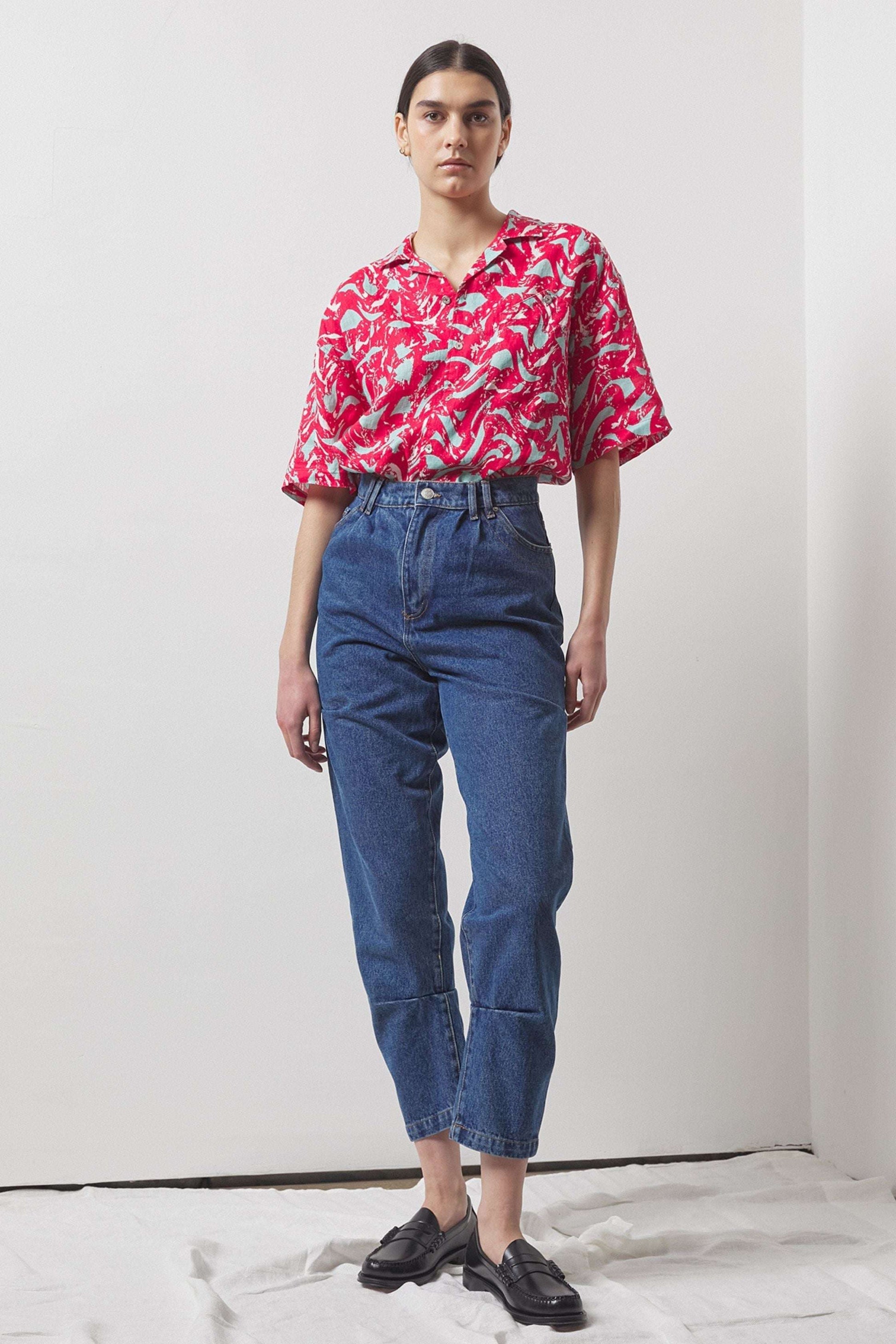 Aken Dark Blue Jeans