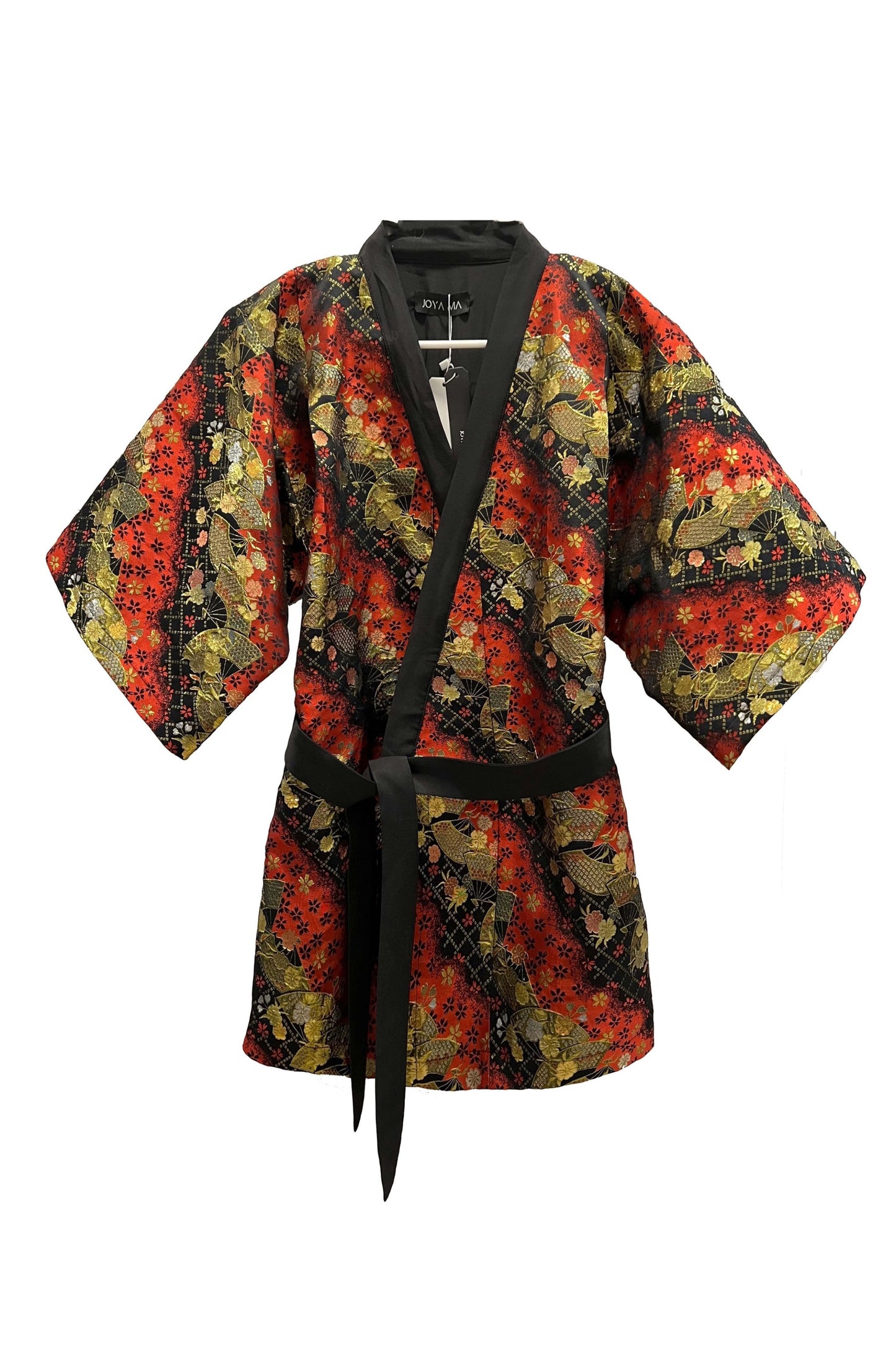 Red & Gold Brocade Kimono
