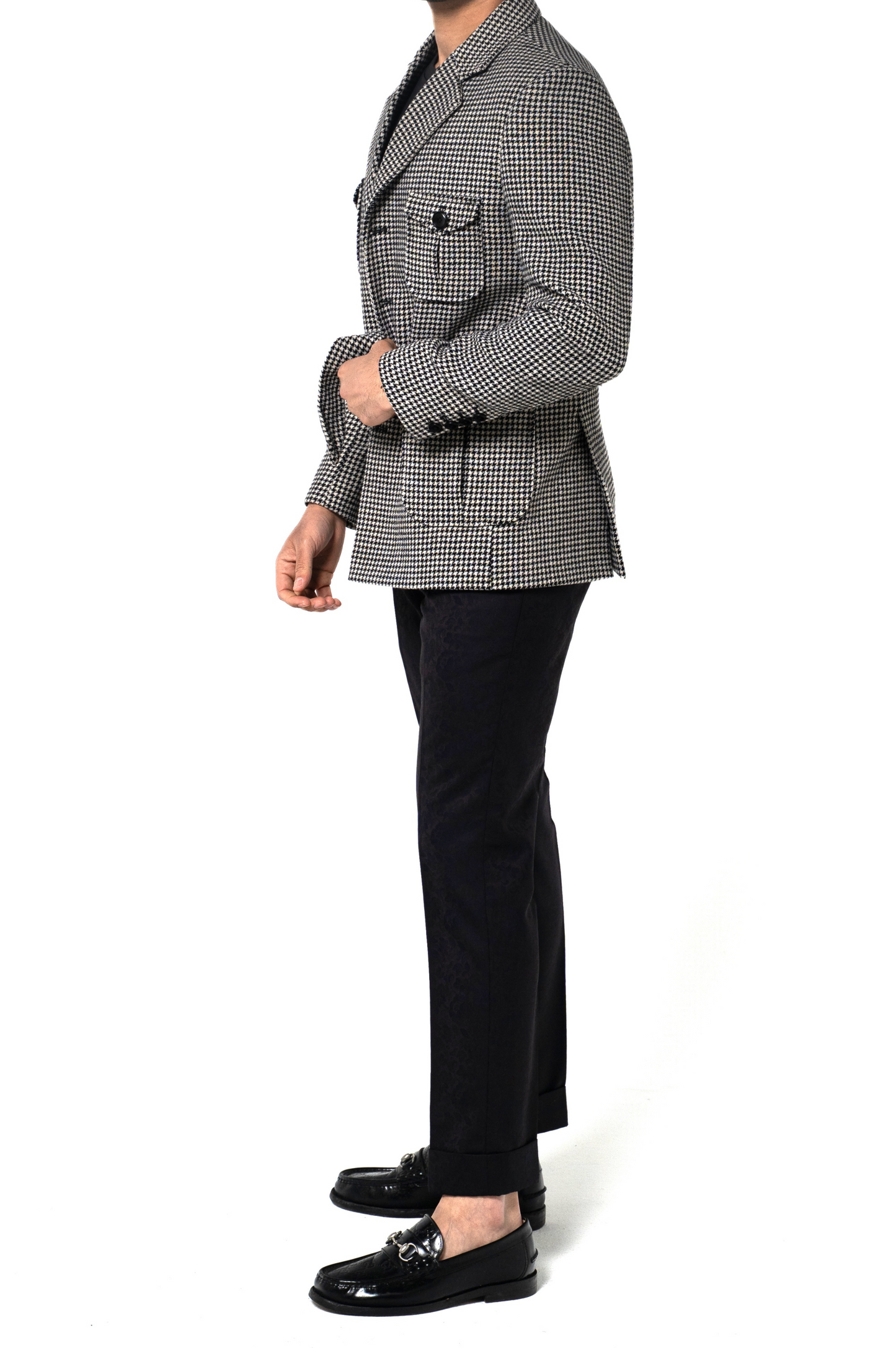 Houndstooth Safari Jacket