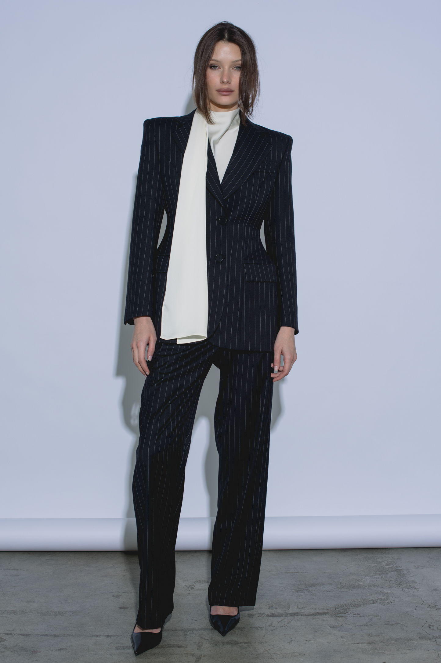 Rocky Pinstripe Blazer