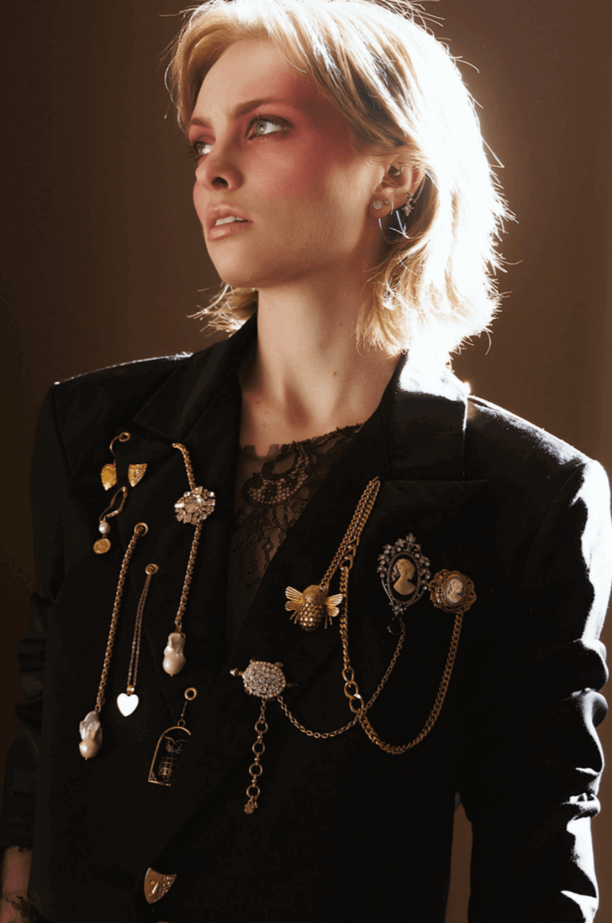 Antique Jewelry Blazer