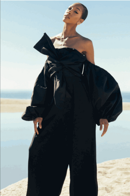 Wide Leg Trouser Black