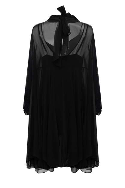 Penelope Chiffon Trapeze Dress