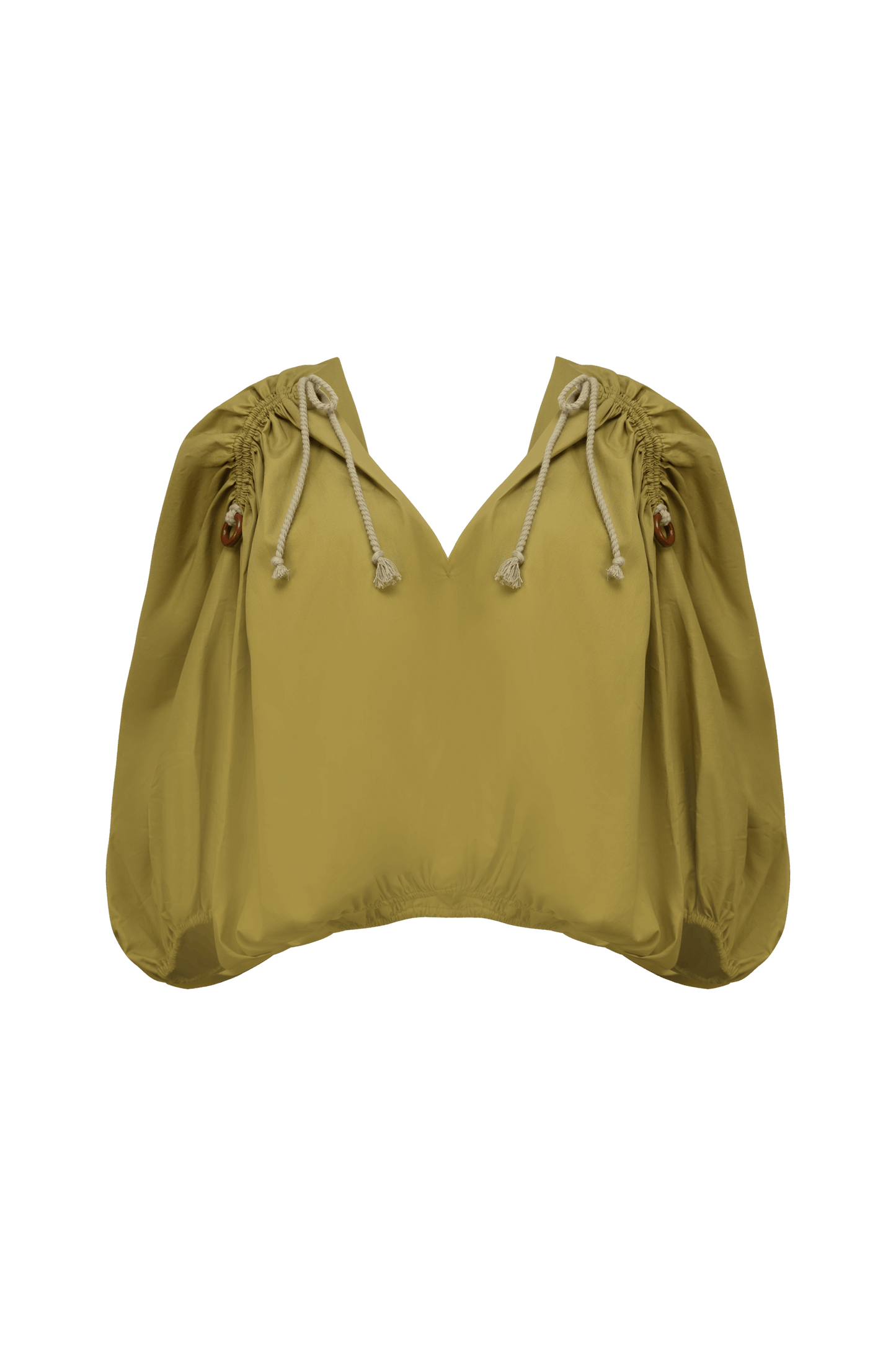 Zoila Cotton Ruched Top