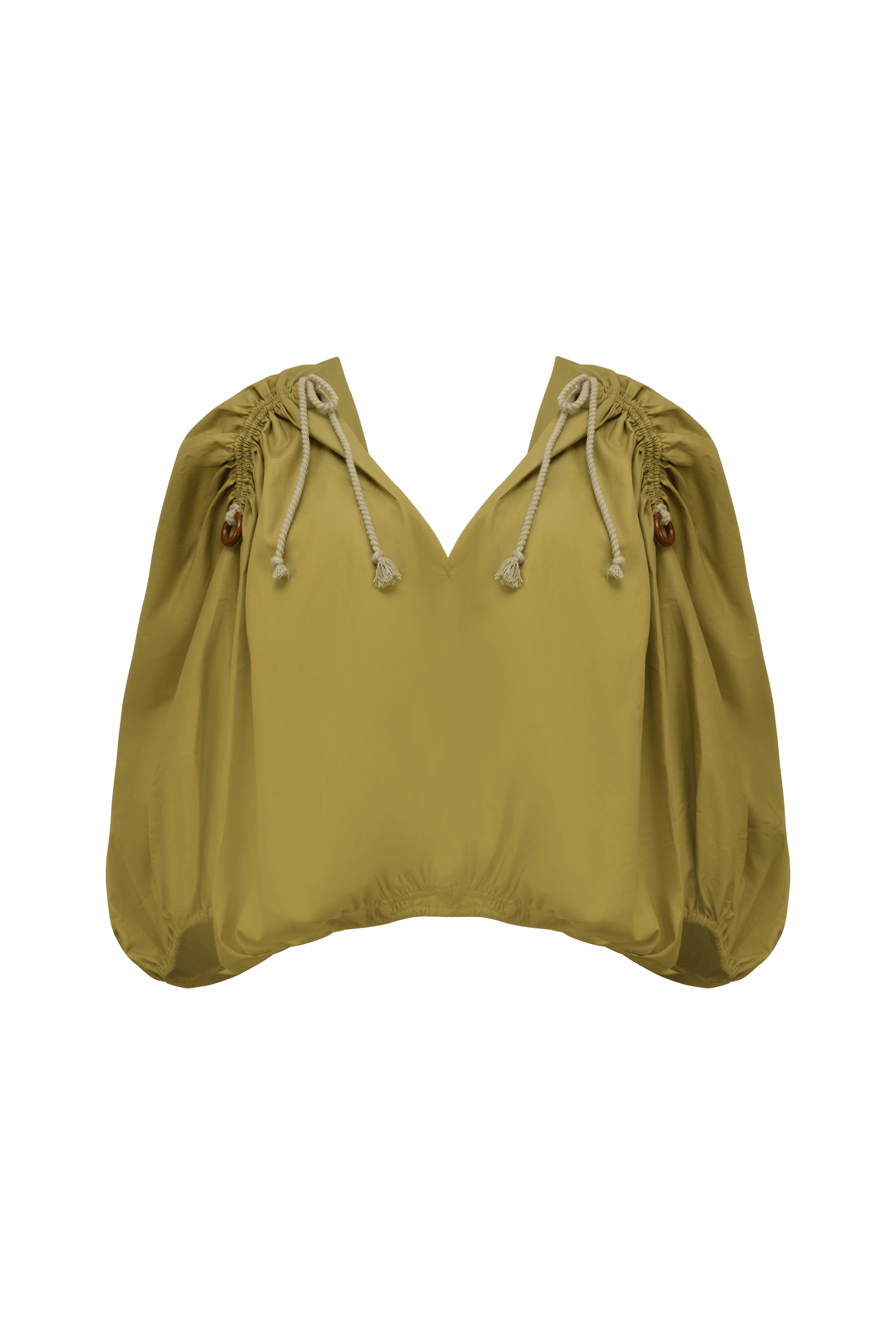 Zoila Cotton Ruched Top
