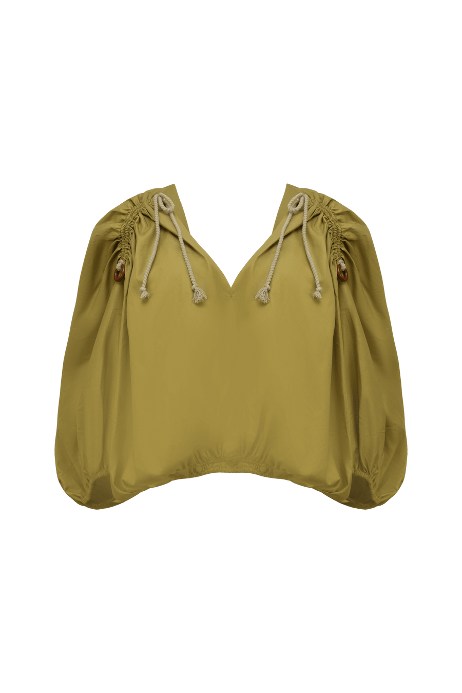 Zoila Cotton Ruched Top