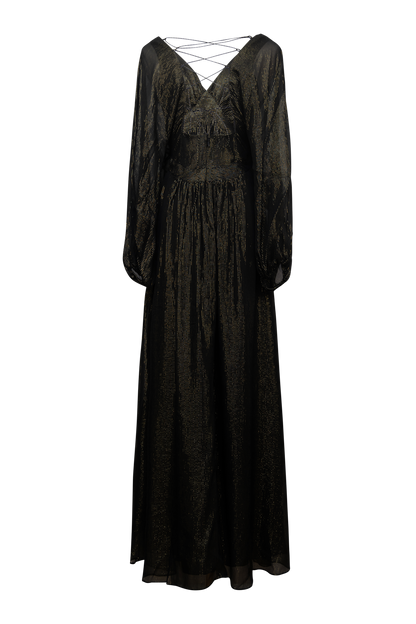 Paula Lace Detailed Chiffon Dress
