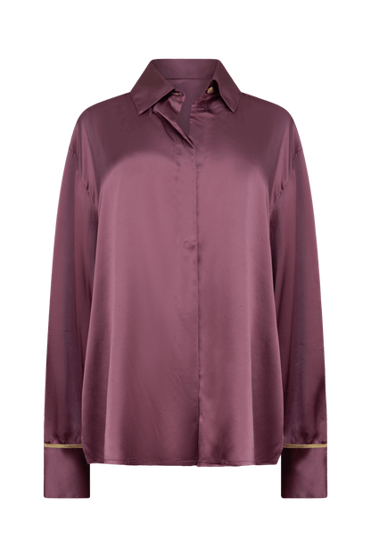 Daisy Front Tie Silk Blouse