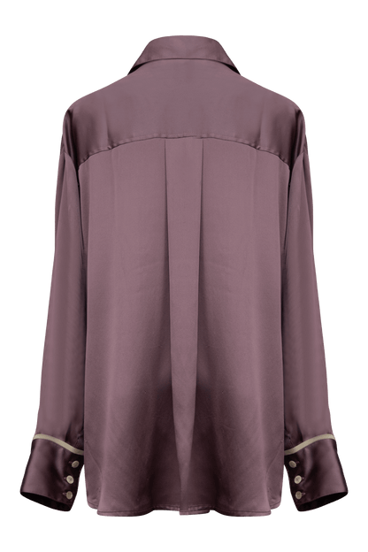 Daisy Front Tie Silk Blouse