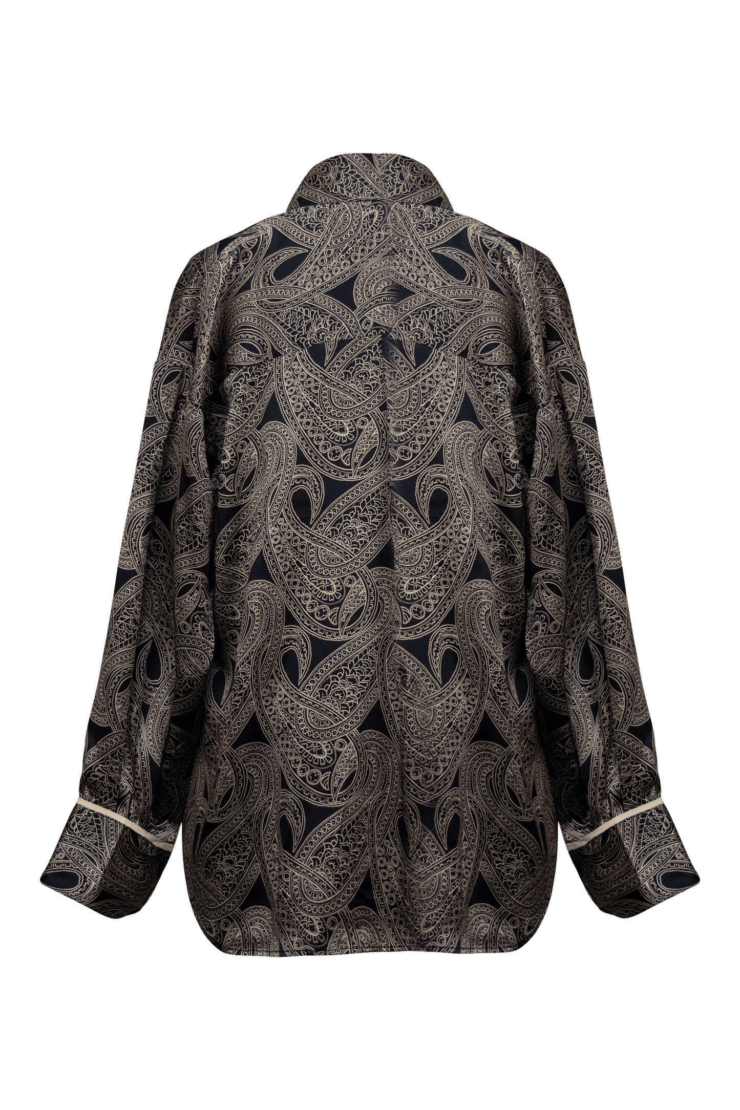 Chris Front Tie Silk Shirt