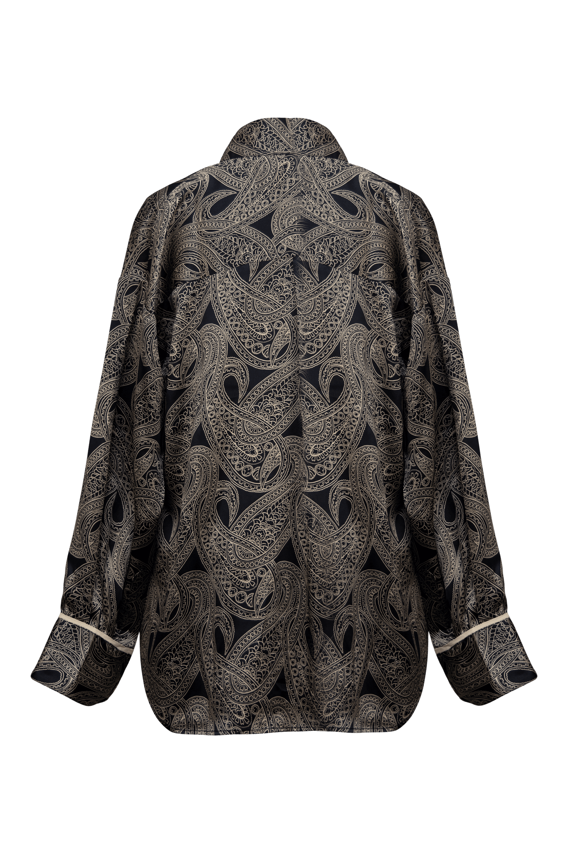 Chris Front Tie Silk Shirt