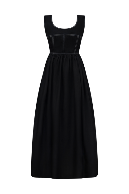 Monica Denim Midi Dress