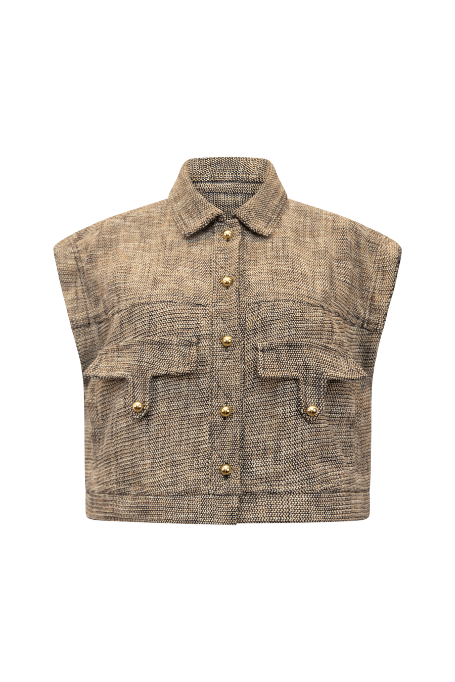 Jeanneth Tweed Vest