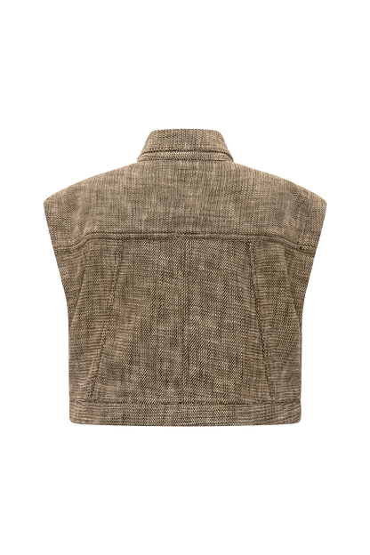 Jeanneth Tweed Vest
