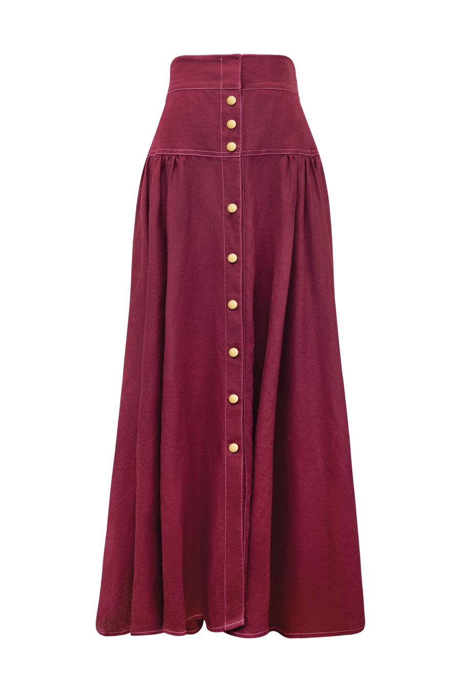 Patricia Linen Midi Skirt