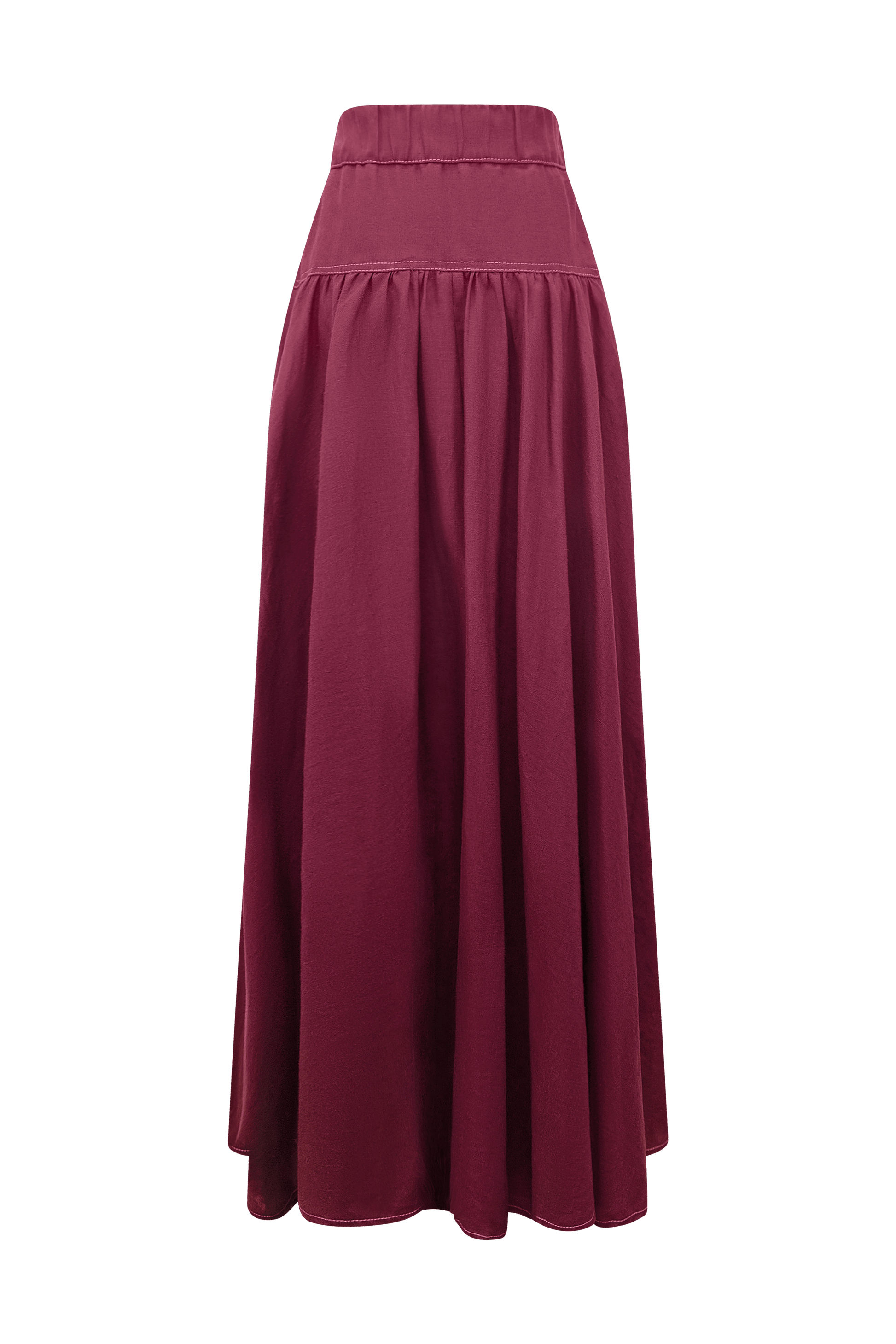 Patricia Linen Midi Skirt