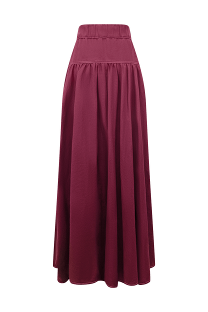 Patricia Linen Midi Skirt