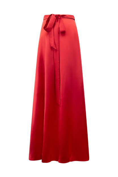 Marysol Silk Wrap Skirt
