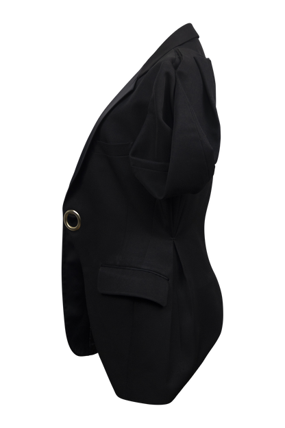 Upcycled Black Blazer