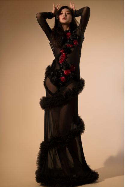 Rose De La Nuit Gown