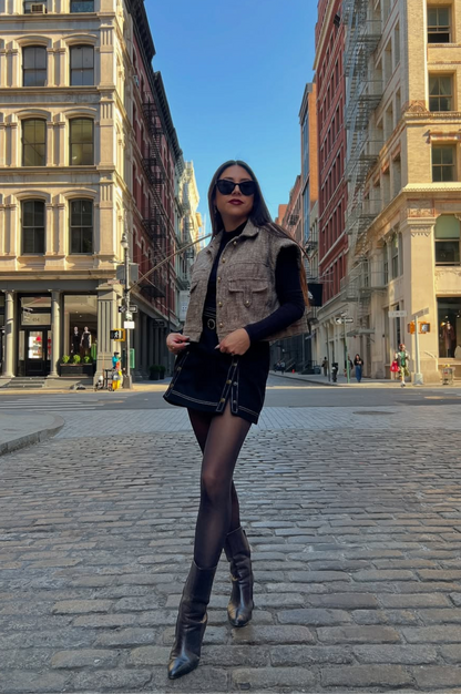 Jeanneth Tweed Vest