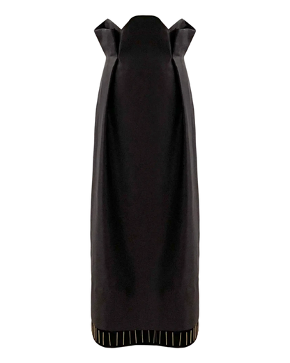 Mamá High-Waisted Peplum Skirt