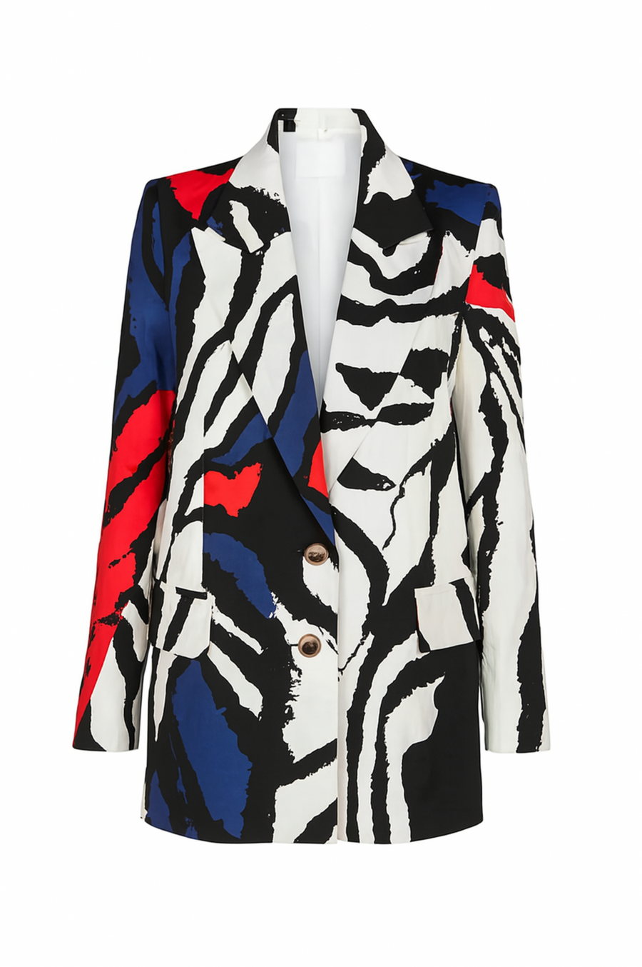 Multi Print Tuxedo Blazer