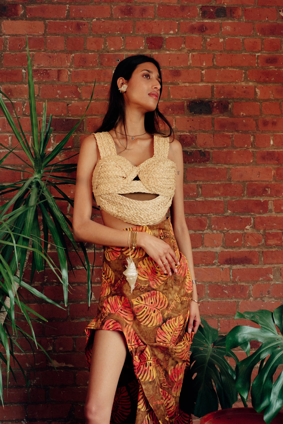 Palm Leaf Structured Tank