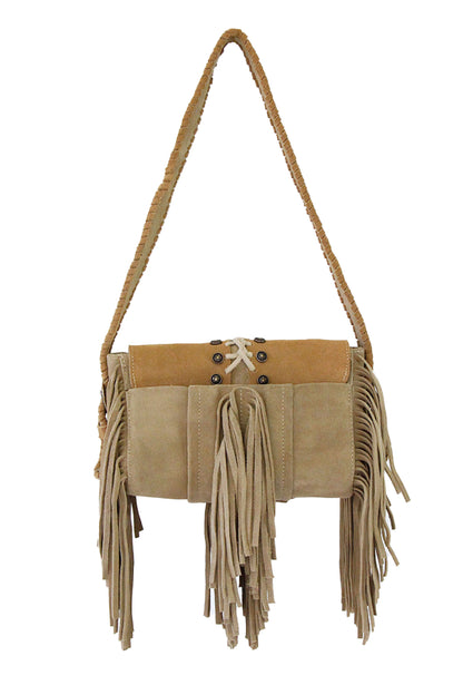 Itza Off White & Honey Bag