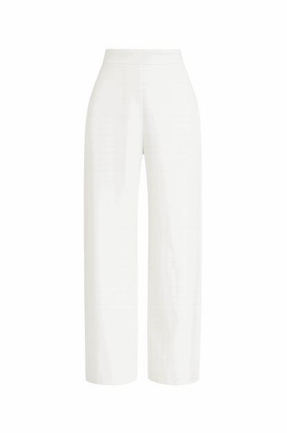 Wide Leg Trouser White