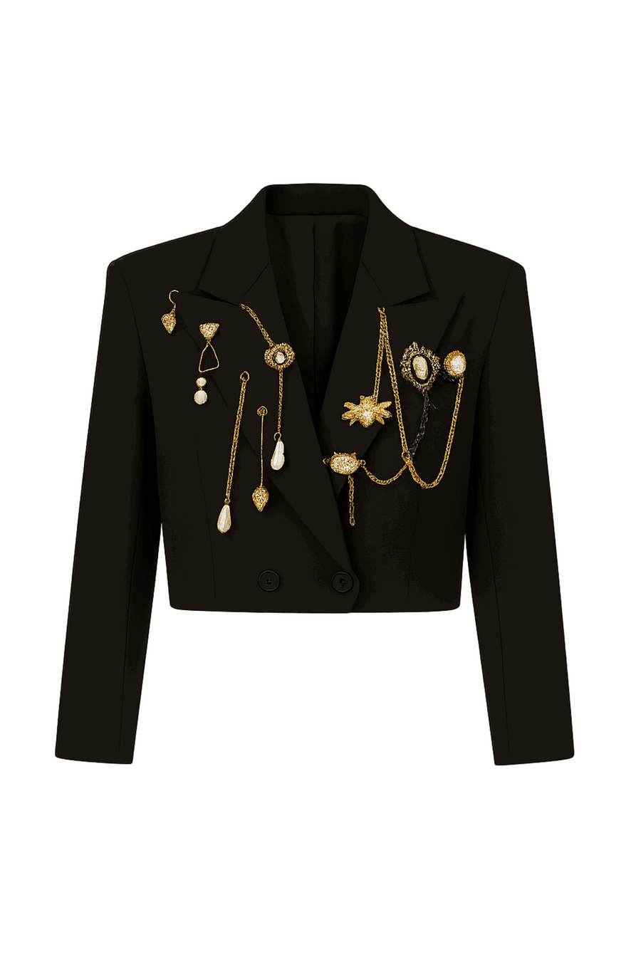 Antique Jewelry Blazer