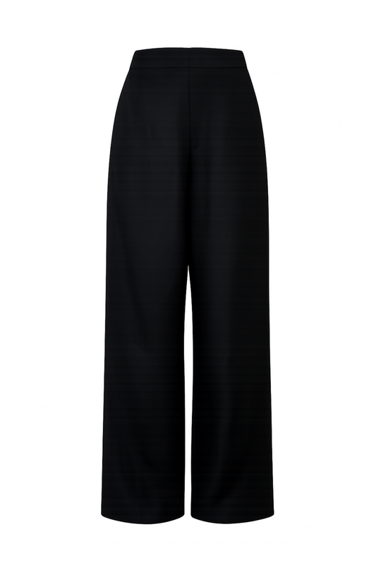 Wide Leg Trouser Black