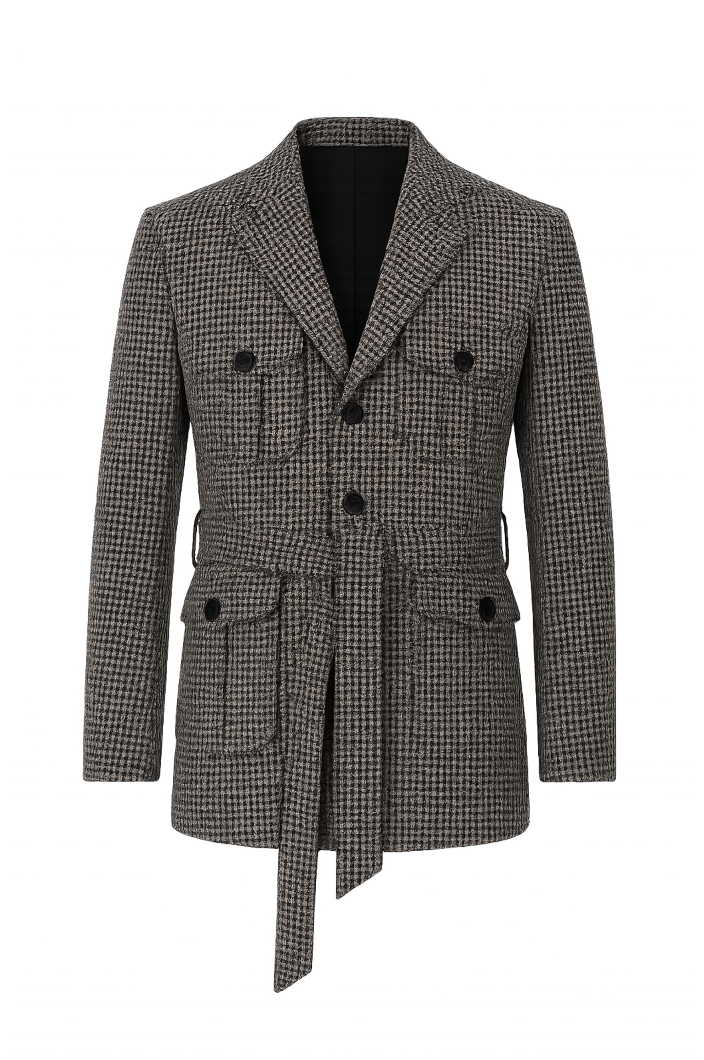 Houndstooth Safari Jacket